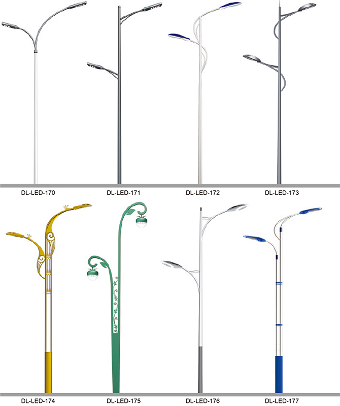 ডিএল-এলইডি -170 ~ ডিএল-এলইডি -177 উচ্চ শক্তি এলইডি স্ট্রিট লাইট